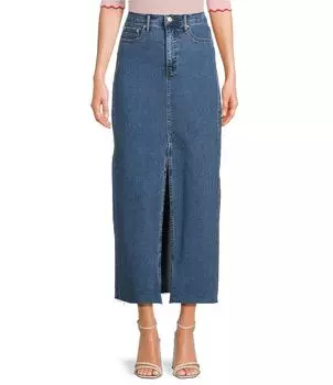 Сэм Эдельман Макси-юбка Dempsey с разрезом спереди Sam Edelman, синий