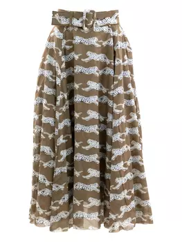 Samantha Sung юбка миди, зеленый