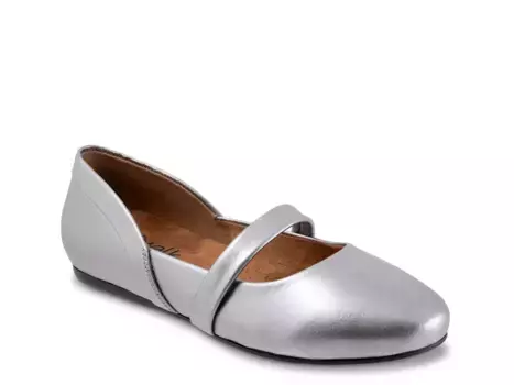 Samara Балетки Softwalk, Pewter Metallic