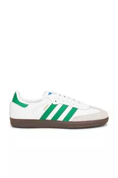Самба и кроссовки adidas Originals, цвет White, Green, & Supplier Colour