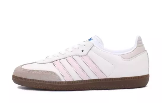 SAMBA OG Обувь для скейтборда унисекс, низкие кеды, розовый/бежевый Adidas Originals