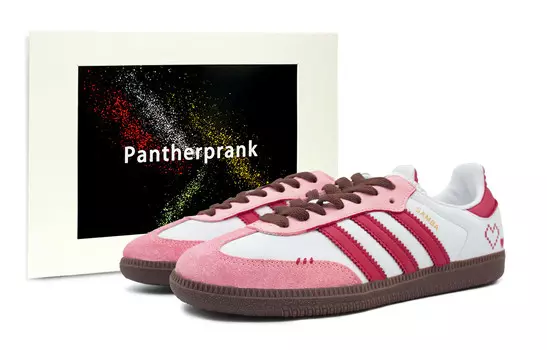 SAMBA OG Обувь для скейтборда унисекс, низкие кеды, розовый/белый Adidas Originals
