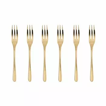 Sambonet Taste PVD 6 Forchette D Dolce Oro Lucido