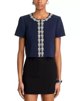 Саминa Жакет с декоративными элементами Cinq Sept, синий