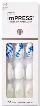 Самоклеящиеся искусственные ногти ImPRESS x30 M Kiss