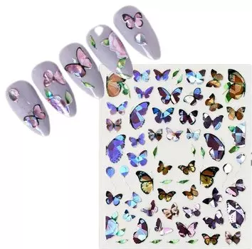 Самоклеящиеся наклейки для украшения ногтей Deni Carte