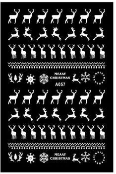 Самоклеящиеся рождественские наклейки для ногтей Deni Carte