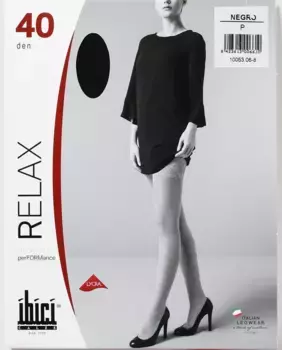 Самоклеящиеся женские чулки для отдыха Ibici плотностью 40 ден, черный