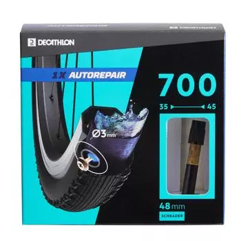 Саморемонтирующаяся камера 700x35/45 schrader DECATHLON