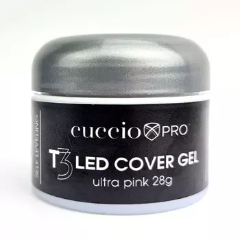 Самовыравнивающийся гель T3 LED Cover Ultra Pink 28 г Cuccio