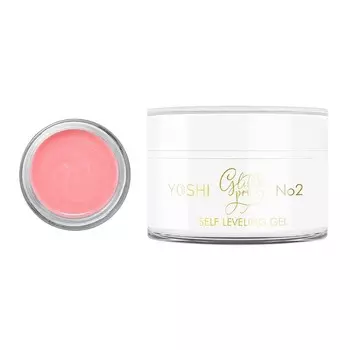 Самовыравнивающийся гель Yoshi Glitter Pro №2. 50мл