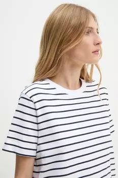 Samsoe Хлопковая футболка Samsoe Samsoe Samsoe, белый