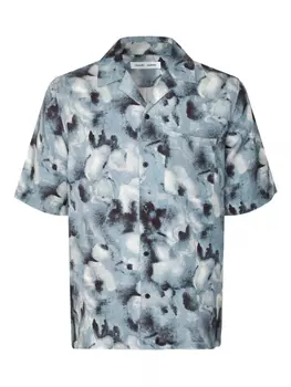 SAMSOE SAMSOE рубашка Saoscar Aj, синий