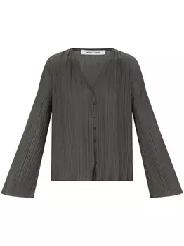 SAMSOE SAMSOE Sauma плиссированная блузка, серый
