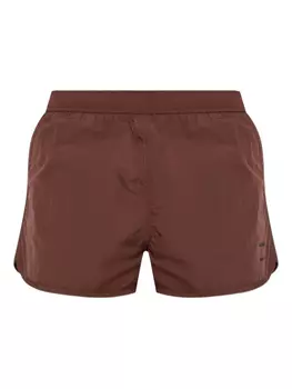 SAMSOE SAMSOE шорты с эластичным поясом, коричневый