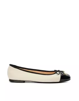 Самые высокие балетки кремового цвета Dune London