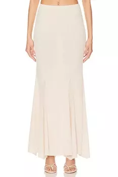 Санам макси юбка Nbd, бежевый