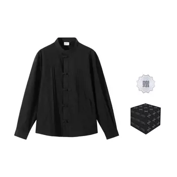 Sanbai Studio Мужская рубашка, Черный