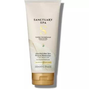 Sanctuary Spa Golden Sandalwood Ultra Rich Wet Skin Moisture Miracle Увлажняющий крем для душа 200 мл