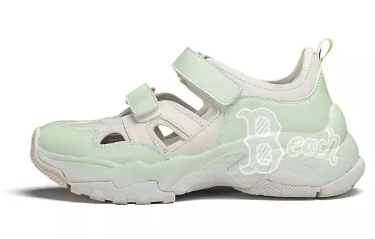 Sandal Chunky Mask River Trekking Shoes Unisex бежевый/мятно-зеленый Mlb