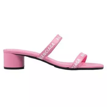 Сандали Balenciaga Logo Leather, розовый