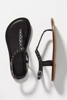 Сандали Bernardo Mirabeau на застежке, черный