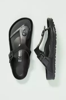 Сандали Birkenstock Gizeh Eva с регулируемым ремешком, черный