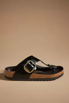 Сандали Birkenstock Gizeh с большой пряжкой, черный