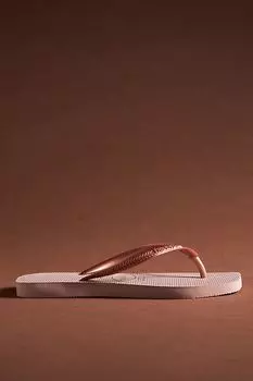 Сандали Havaianas с квадратным носком, розовый