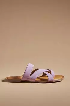 Сандали кожаные Minnetonka Faribee, лавандовый