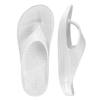 Сандали Telic Energy Flip Flop Recovery Shoe Bath Sandal Snow White, белый