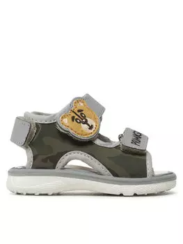 Сандалии 1860633 Primigi, зеленый/серый