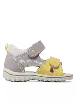 Сандалии 1862033 Primigi, серо-желтый