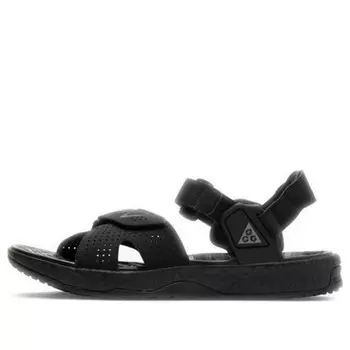 Сандалии acg air deschutz 'black off noir' Nike, черный