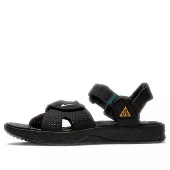 Сандалии acg air deschutz 'black vivid purple' Nike, черный