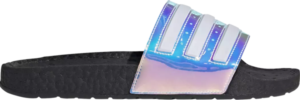 Сандалии Adidas Adilette Boost Slides 'Iridescent', черный