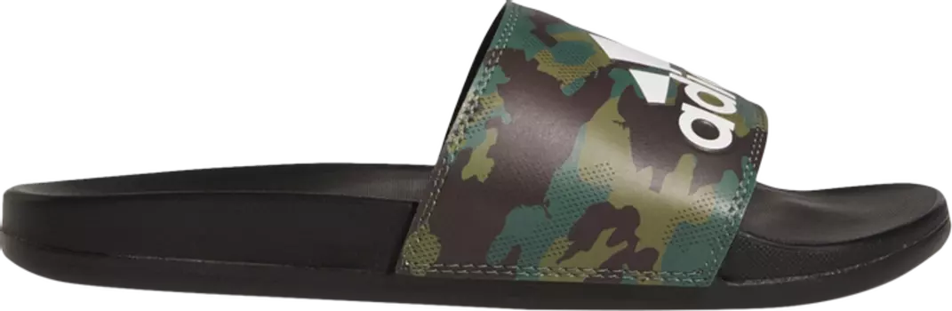 Сандалии Adidas Adilette Comfort Slide 'Black Camo', черный