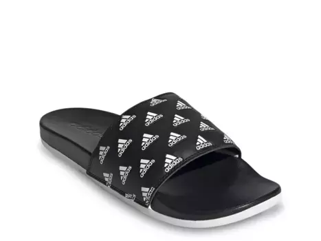 Сандалии Adidas Adilette Comfort Slide, черный/белый