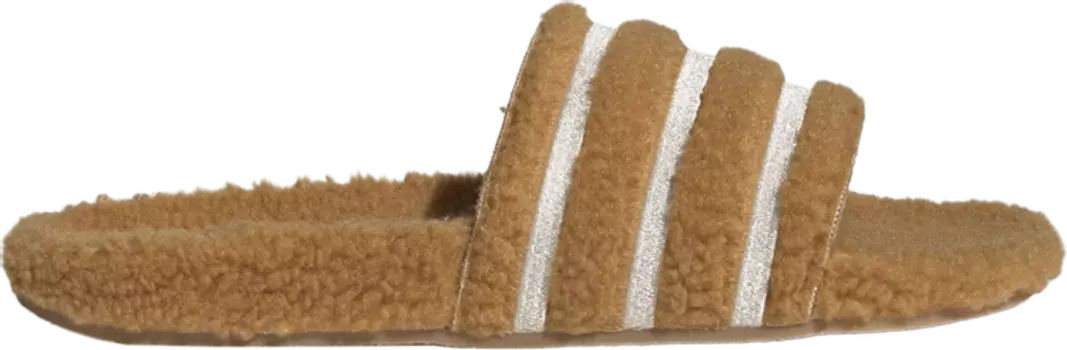 Сандалии Adidas Adilette Cozy Slide 'Mesa', коричневый