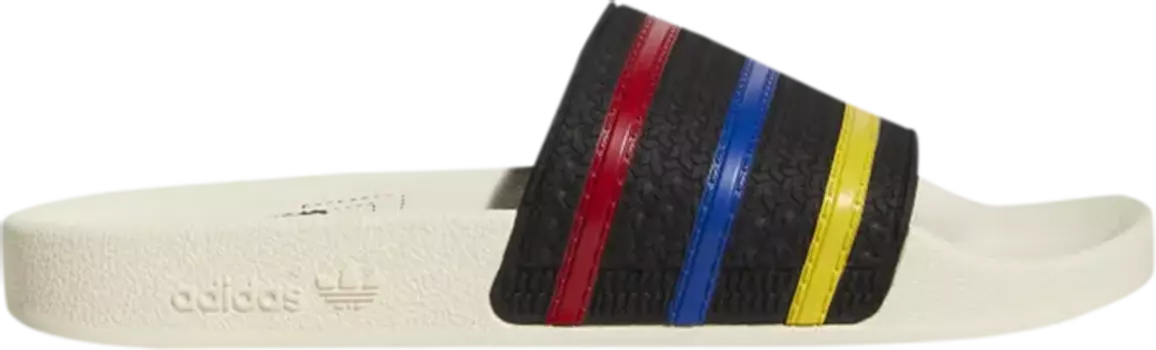 Сандалии Adidas Adilette Slide 'Black Team Power Red', черный