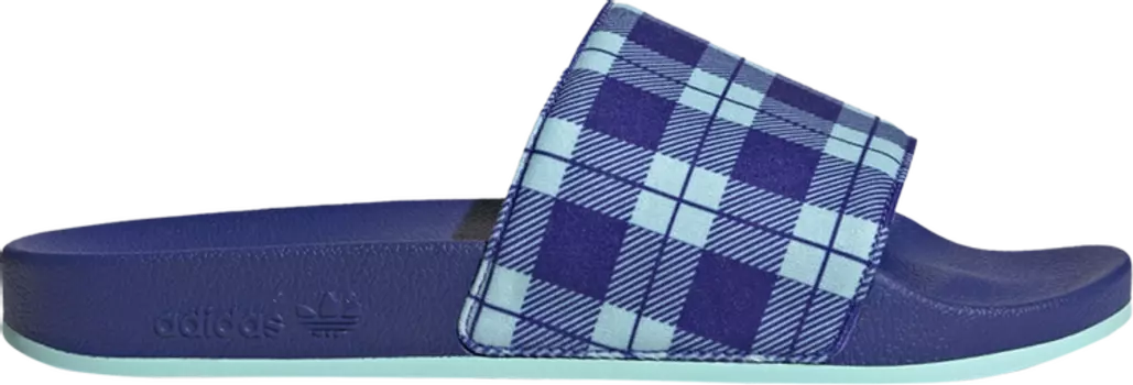 Сандалии Adidas Adilette Slide 'Cozy Pack - Sonic Ink Energy Aqua', синий