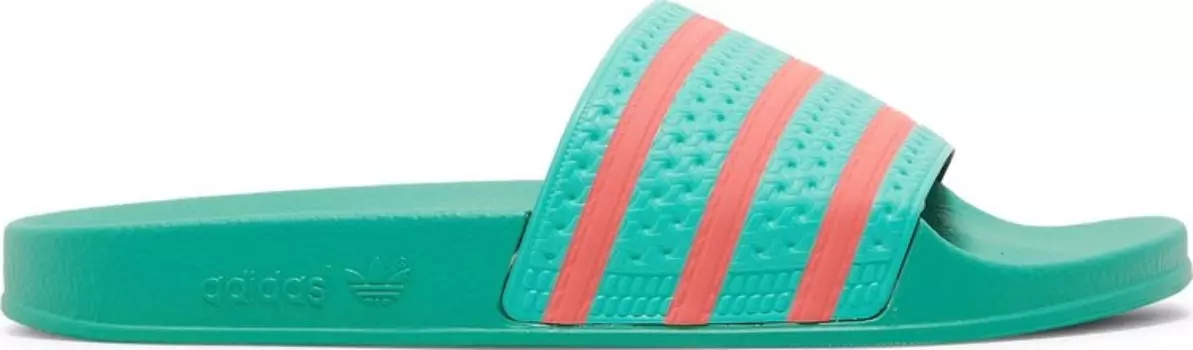 Сандалии Adidas Adilette Slide 'Hi-Res Green Turbo', зеленый