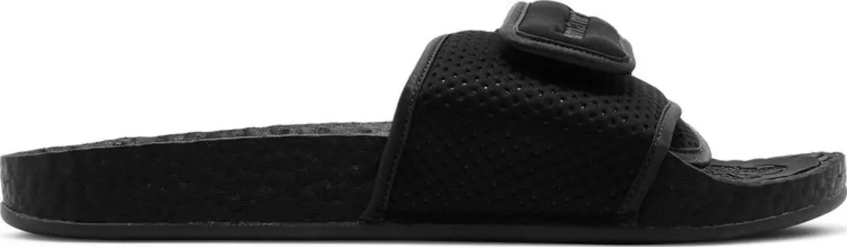 Сандалии Adidas Pharrell x Chancletas Hu Slide 'Black Future', черный