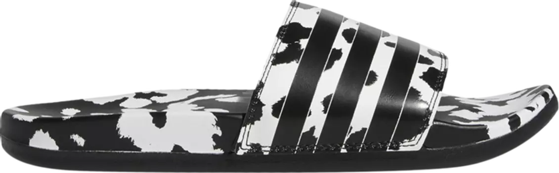 Сандалии Adidas Wmns Adilette Comfort Slide 'Cow Print', черный