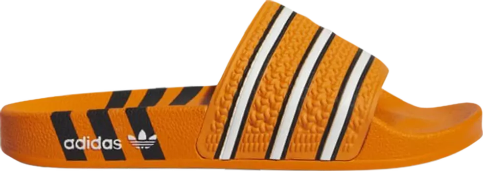Сандалии Adidas Wmns Adilette Slide 'Three Stripes - Bright Orange', оранжевый