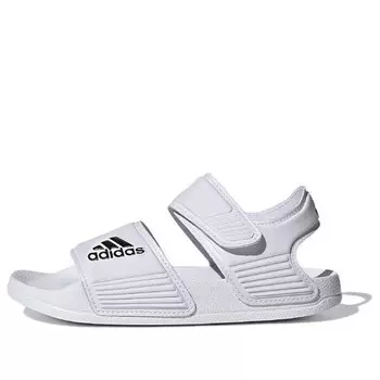 Сандалии adilette sandal 'white black' Adidas, белый
