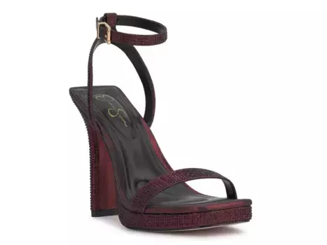 Сандалии Adonia Platform Sandal Jessica Simpson, темно-красный