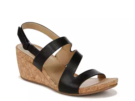 Сандалии Adria Wedge Sandal Naturalizer, черный