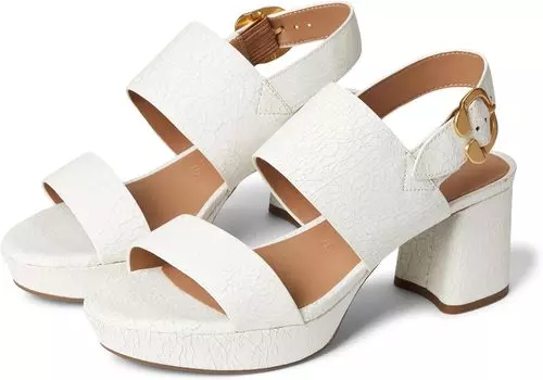 Сандалии Aerosoles Camera, цвет White Crackled Leather