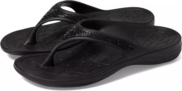 Сандалии Aetrex Fiji Sparkle, черный